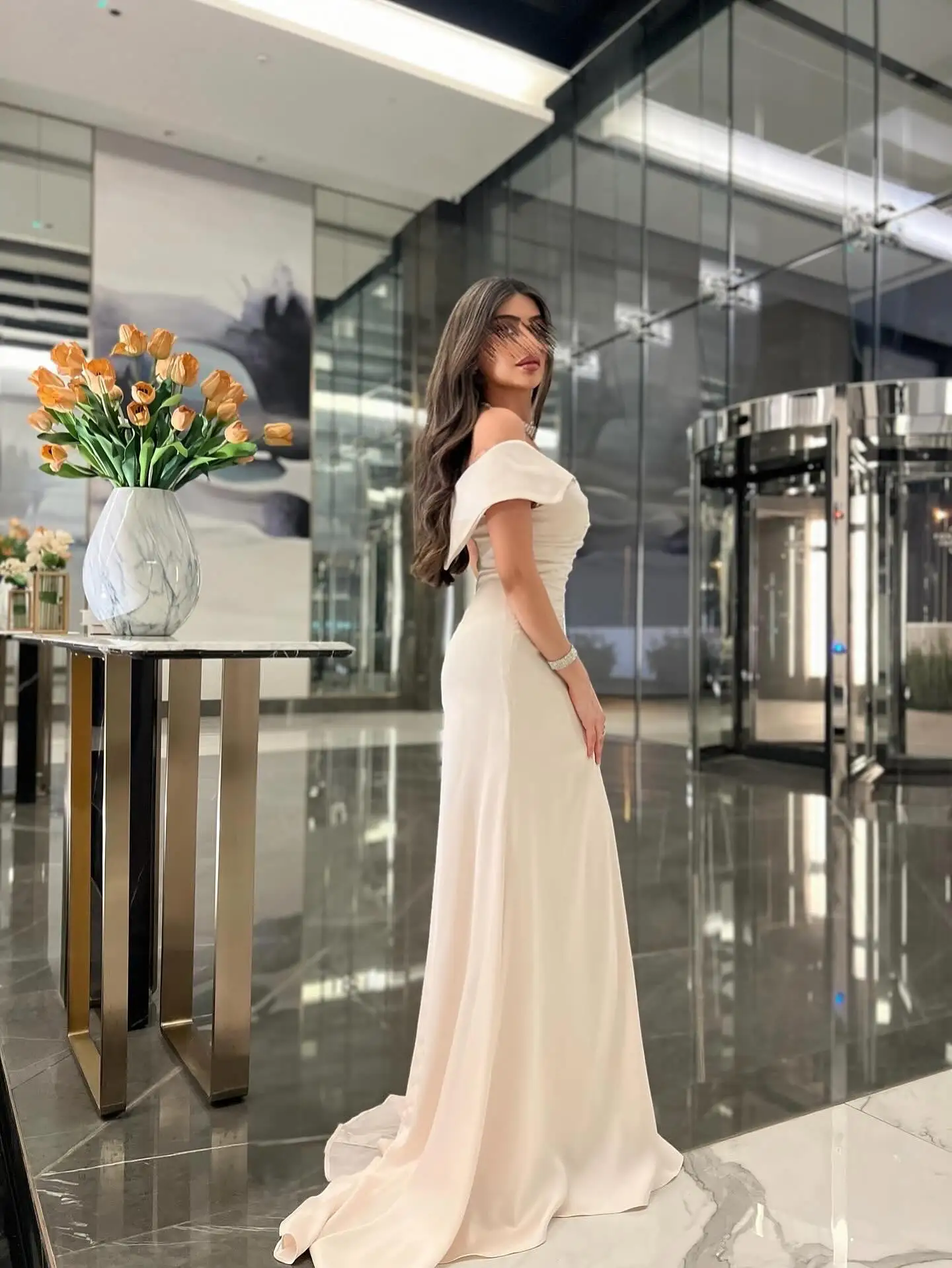 2025 выполненное на заказ прямое платье для выпускного вечера с открытыми плечами, классическое вечернее платье из джерси без рукавов, вечернее платье в форме сердца