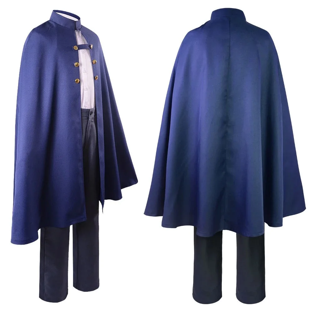 Over The Garden Wall คอสเพลย์ Melcher เครื่องแต่งกายอะนิเมะเสื้อผ้าฮาโลวีน Cape เสื้อกางเกงพรรควันหยุดชุดคอสเพลย์