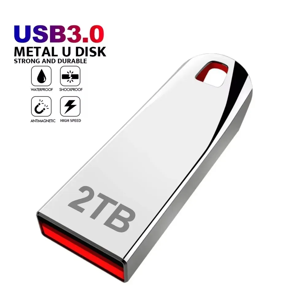 Key Rings Usb 3.0 Pen Drive 2TB Usb Flash Drives 1TB High Speed Pendrive Portable SSD Memoria Usb Flash Disk TYPE-C Adapter