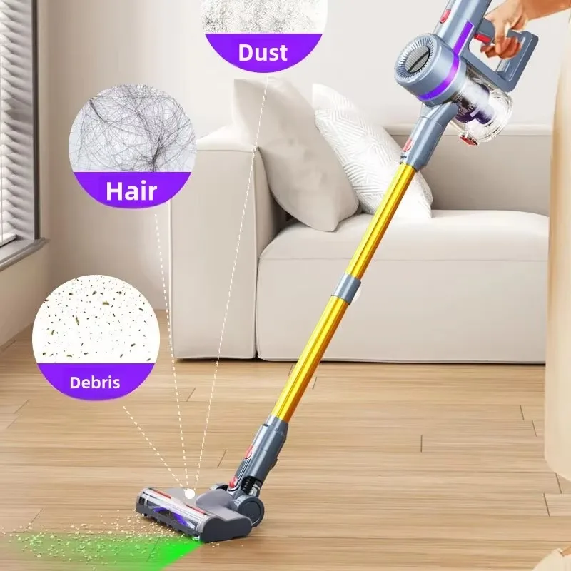 

250W High-Power Handheld Wireless Brushless Vacuum Cleaner Wet Function Household Dust Collector Cordless for Home Use