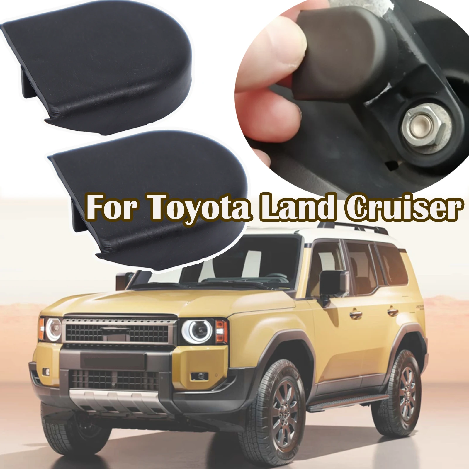 Car Front Wiper Arm Nut Cap Bolt Cover For Toyota Land Cruiser Prado J120 J150 2003 2004 2005 2006 - 2019 Lexus GX 400 460 470