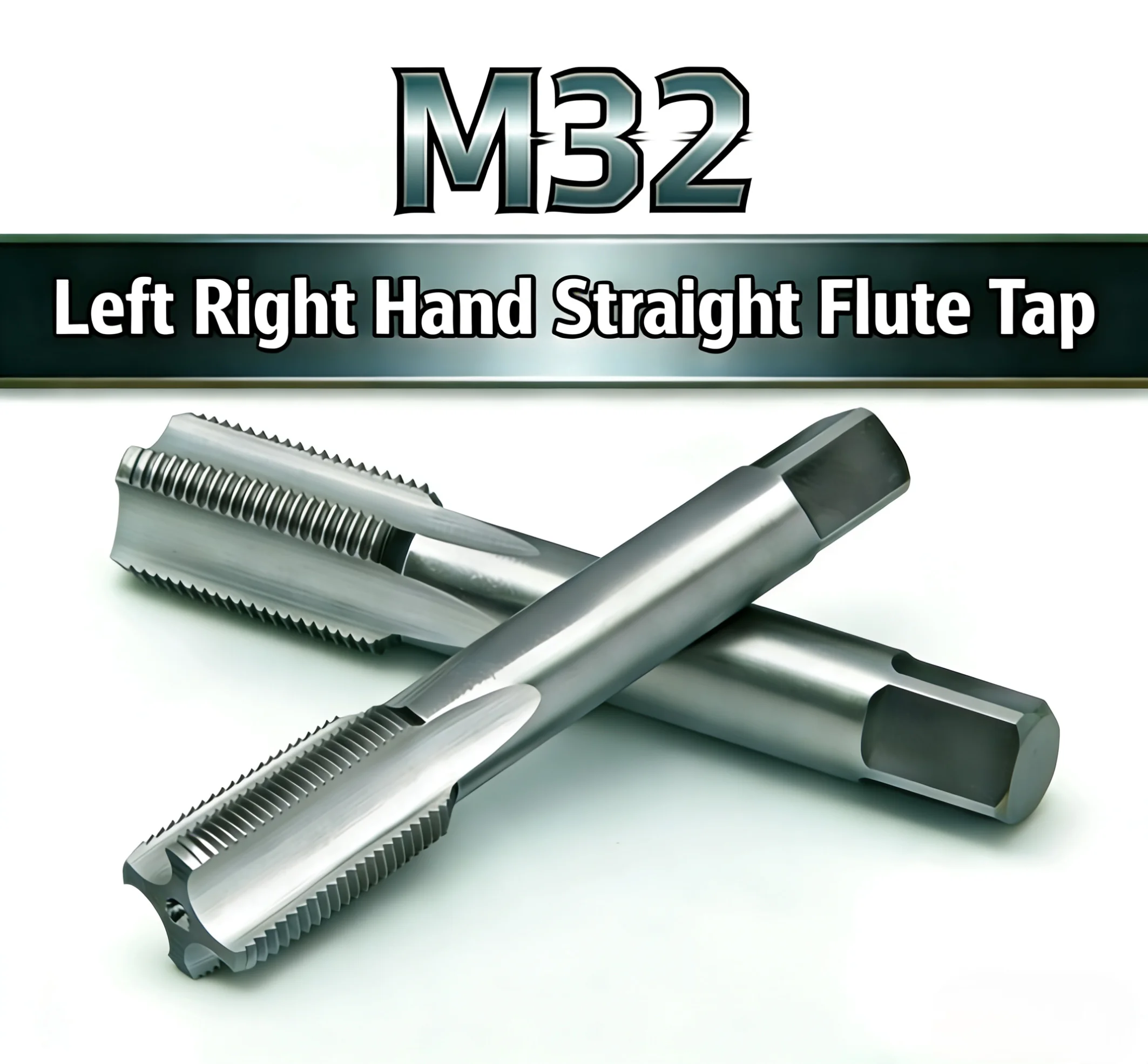 

Метрический метчик HSS M32 для левой и правой резьбы, прямой профиль, M32X0.5, M32X0.75, M32X1, M32X1.25, M32X1.5, M32X2, M32X2.5, M32X3, M32X3.5