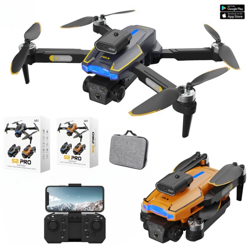 

New S2 Brushless Drone Aerial Photography Quadcopter Obstacle Avoidance Folding Remote Control Plane Toy