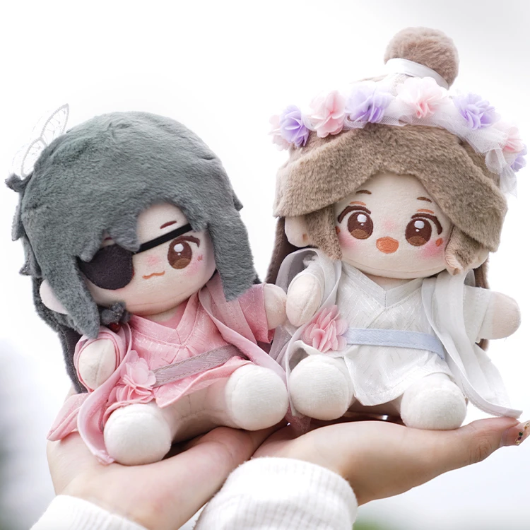 

Anime Heaven Official's Blessing Hua Cheng Xie Lian Cosplay Sitting position Ornament Plush Dolls Decorate Presell Xmas Gift