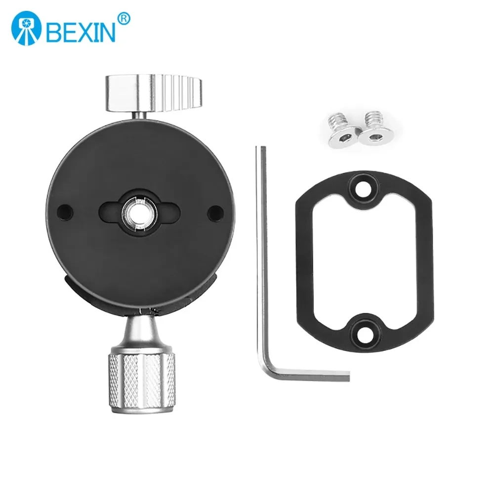 BEXIN QJ-07 360° Rotation Panoramic Quick Release Clamp Camera Mount Clamp Seat for Arca Swiss Dslr Camera Tripod Shooting Plate