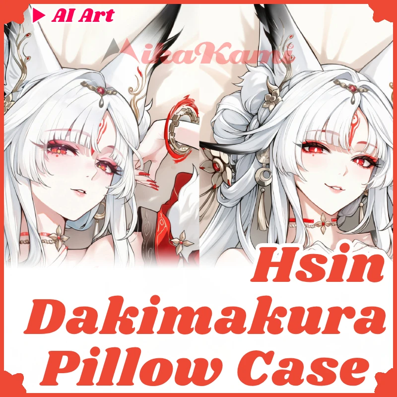 Hsin Dakimakura Wuthering Waves Game Pillowcase Full Body Hugging Pillow Case Cushion Cover Home Bedding Decor Otaku Gift SHM