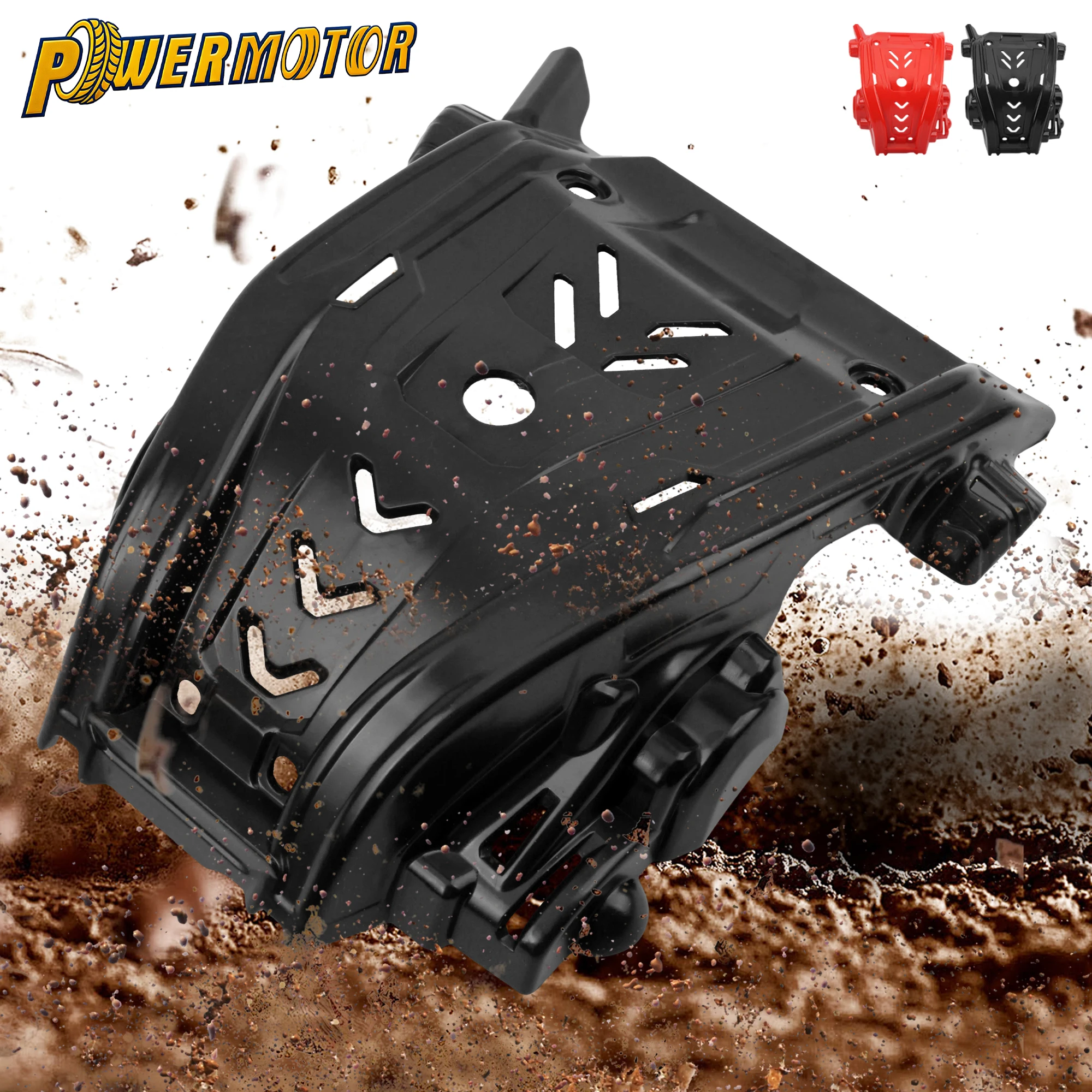 

Motorcycle Bash Frame Belly Pan Protector Under Engine Guard ABS Plastic Skid Plate For Honda CRF300L CRF 300L 2021-24 Dirt Bike