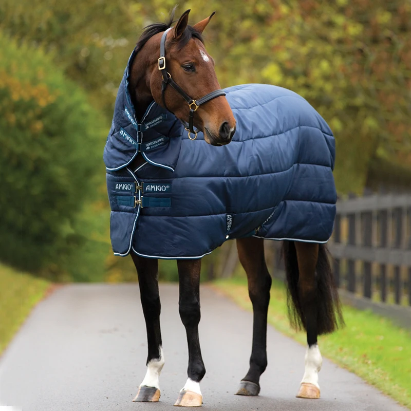 Paardensport Paard Winter Tapijt Pony Paard Doek Grote Paard Deken Paard Ruge Met Hals Kraag Afneembare Schede Voor Paard