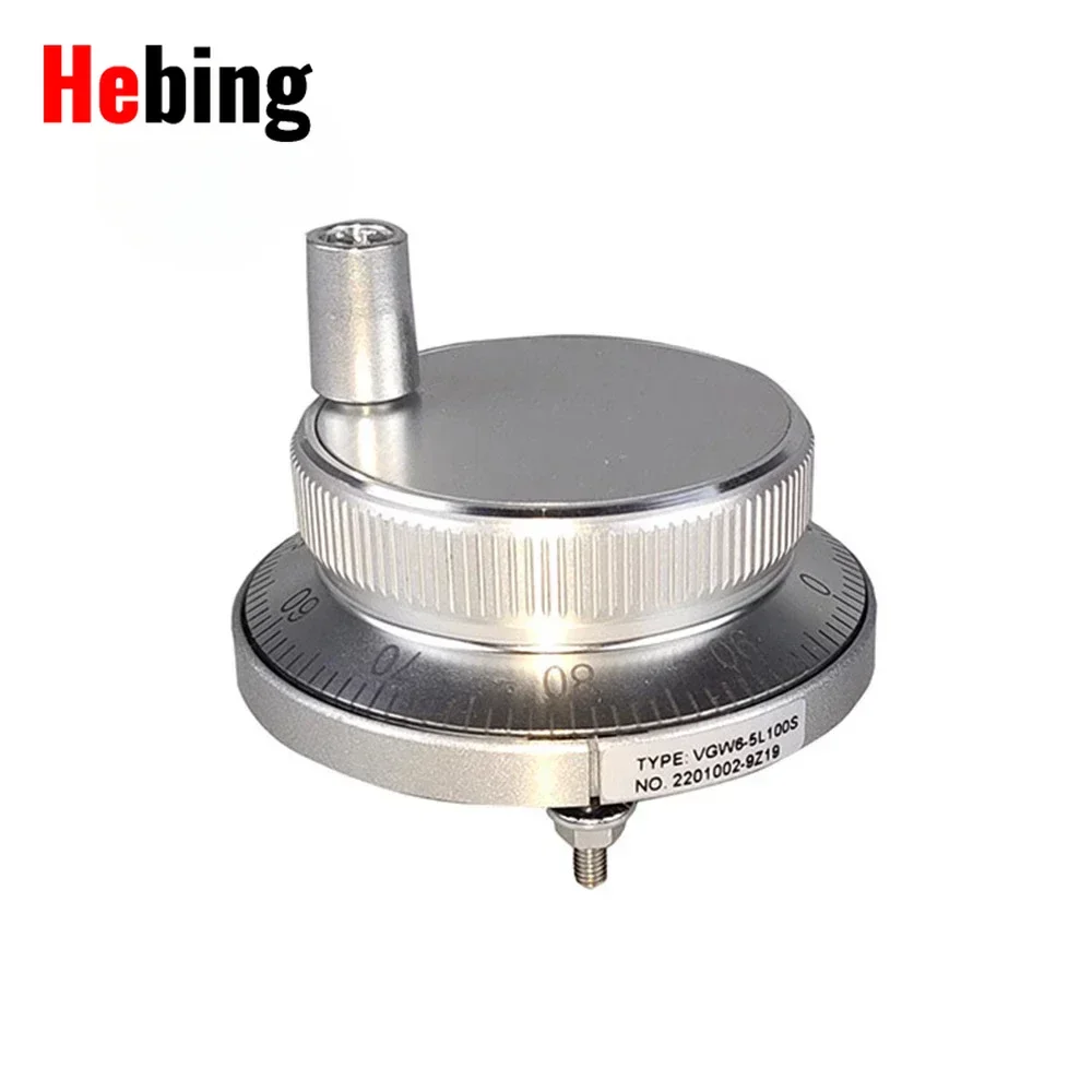 CNC pulse generator handwheel 4 terminal 6 terminal 5V 60mm 100PPR manual pulse generator handwheel rotary encoder electronic