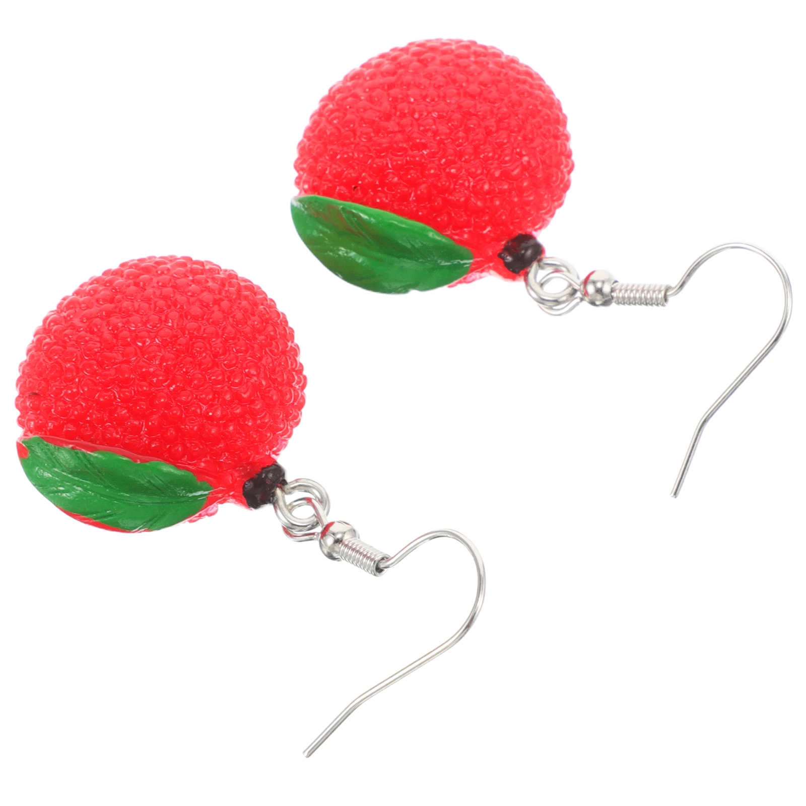 

1Pair Creative Fruit Earrings Resin Dangle Earrings Lightweight Fun Jewelry Trendy Accessories for Women Unique Piercing