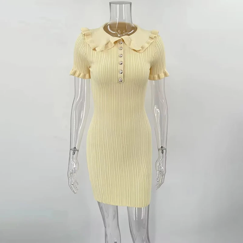 Рисунок 5 - Tornova Вязаные мини-платья с рюшами