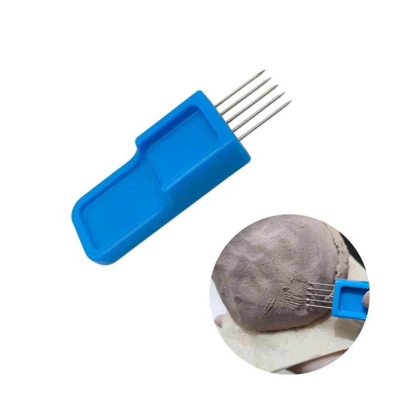 Pottery Tools Steel Needle Brush Connecting Rough Surfaces Splicing and Modeling Clay Scraping Make Scratch Tools Craft Tools