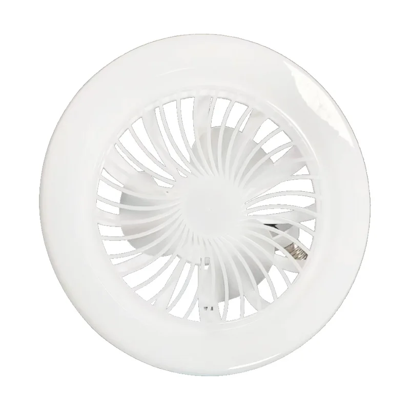 Lampes de ventilateur de plafond 2 en 1, Base E27 réglable à 3 vitesses, intensité variable infinie, pour salon, chambre à coucher, étude, lumière décorative LED