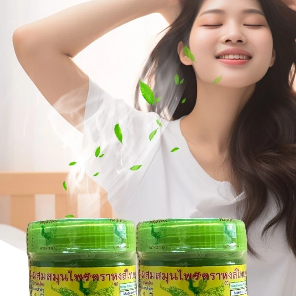 1/3 pezzi Inalatore insalante a base di erbe tailandese, Hong Thai tradizionale, mal di flusso del naso rinfrescante Rinfrescante relax Essenze