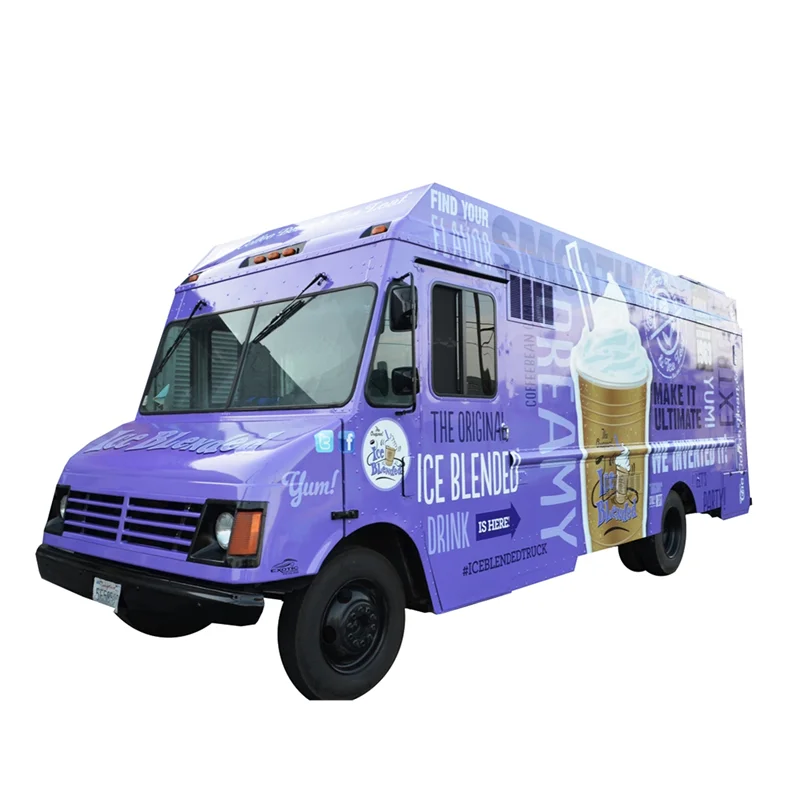 OEM 5m lange keuken buiten voedselautomaat ijskarren snelle horeca winkelwagen hotdog bestelwagen met CE-certificering