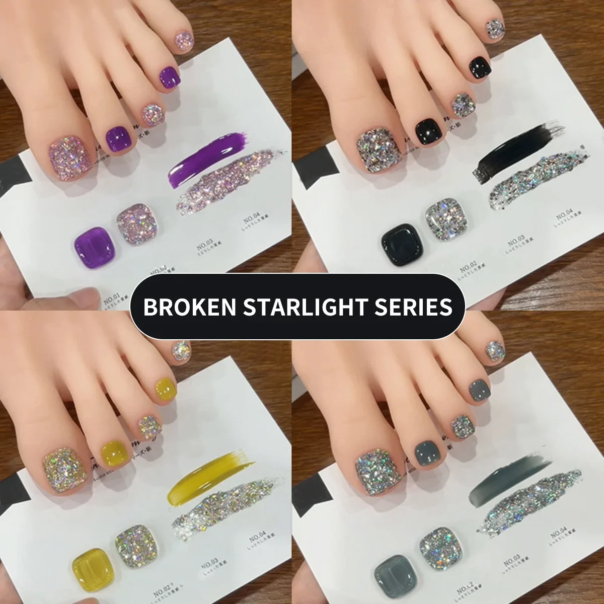 XEIJAYL15mlSuper Flash Laser Gel vernis à ongles Semi Permanent paillettes vernis Uv avec étincelles Gel manucure marchandises