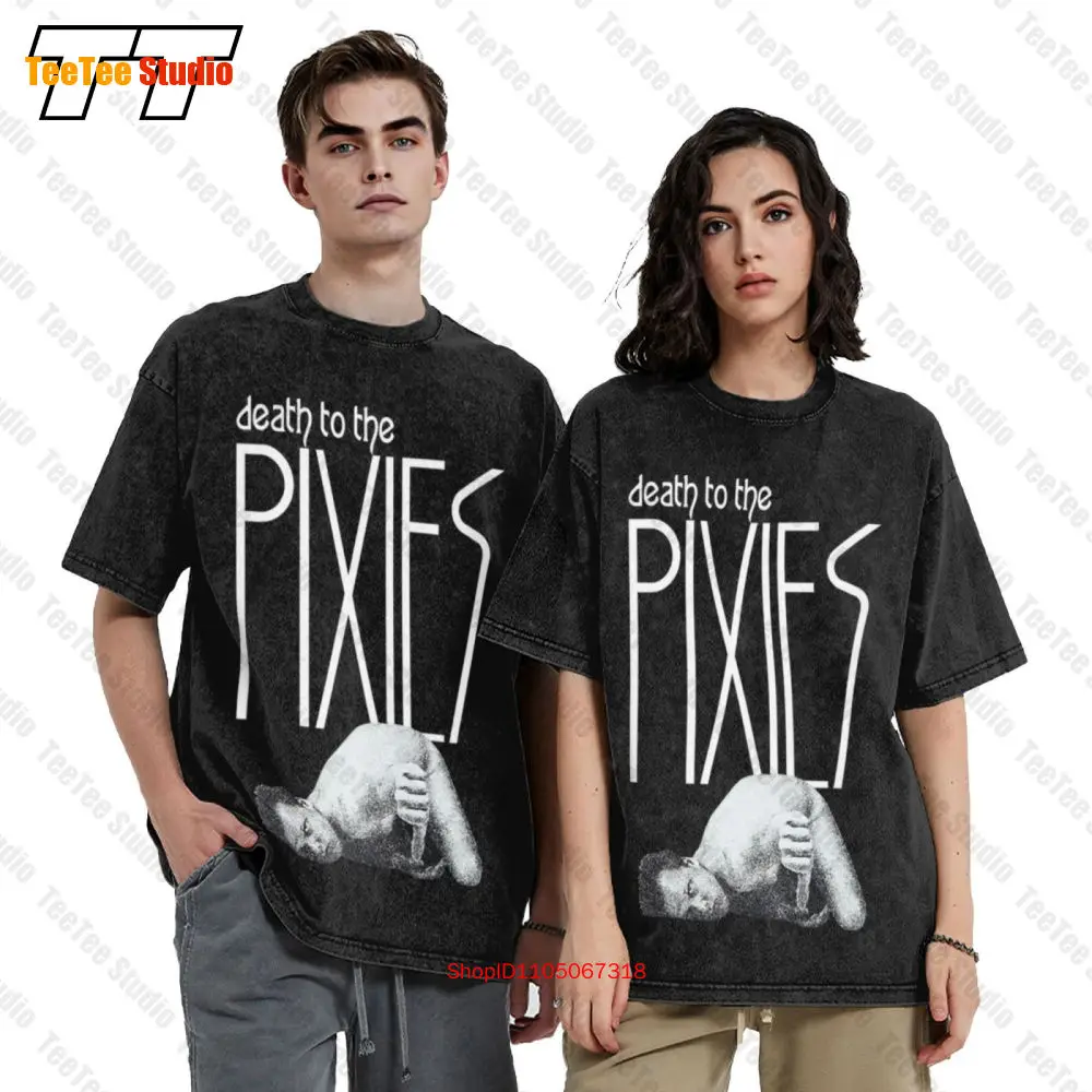 90S Death To The Pixies The Pixies Grunge Band Vintage Oversized T-Shirt N2C0