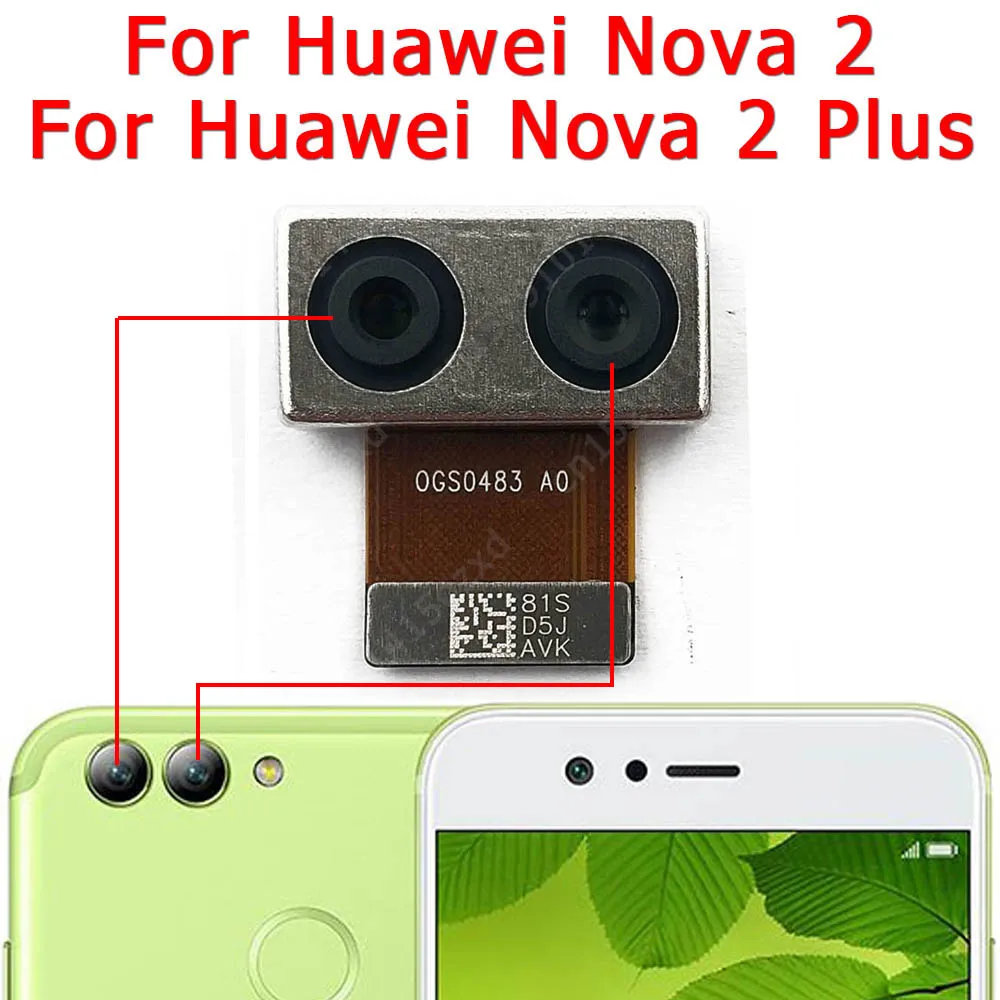 Back Camera For Huawei Nova 5T 5 Pro 2 2i 2S 3 3i 3E 4 4E Rear Camera Module Backside Replacement Repair Spare Parts