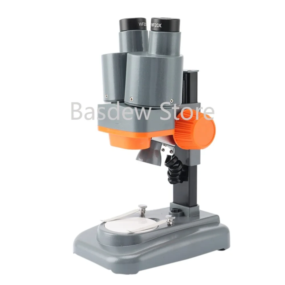 Watching Kids Science Education Phone Repair Tool 40X Binocular Stereo Microscope Top LED PCB Solder Mineral Specimen