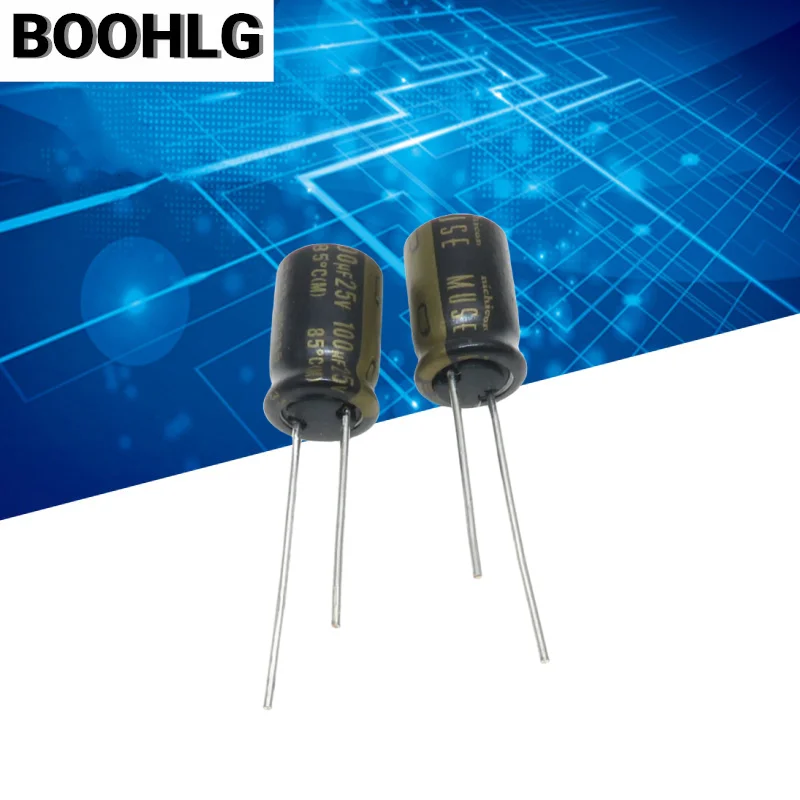 10 шт. оригинальный конденсатор 100 мкФ 25 В 25 В 25 В 100 мкФ 10X16 MUSE KZ медные ножки