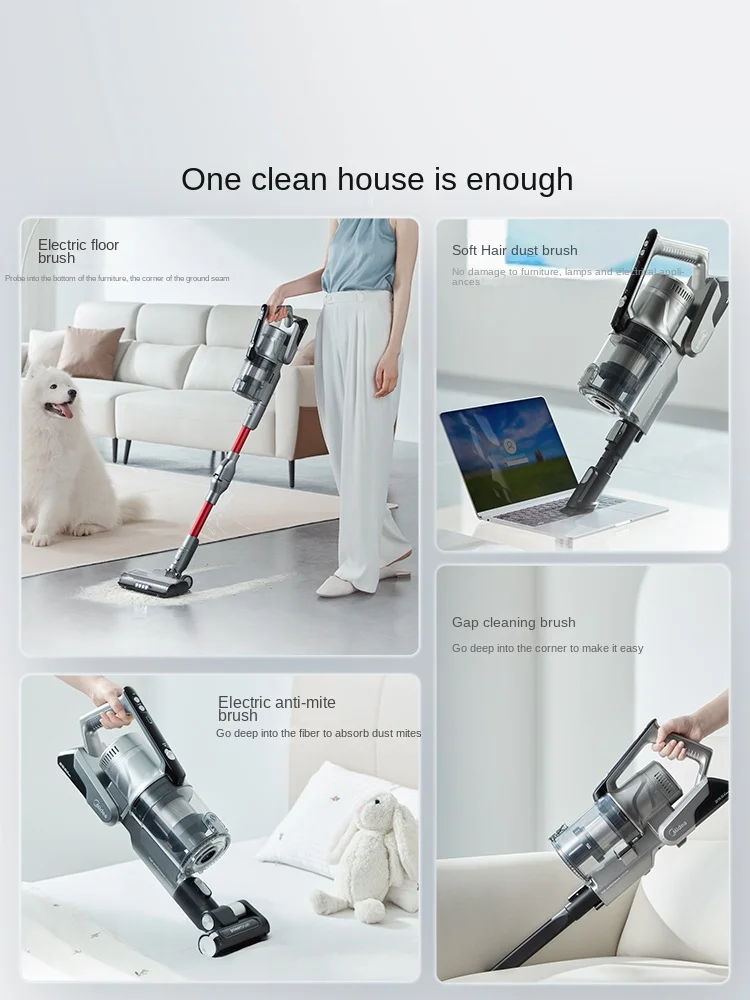 Midea Q8 PRO handheld wireless vacuum cleaner Powerful household appliances large suction suction towing machine