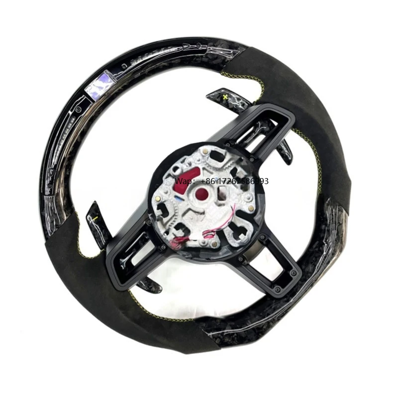 

Hot Selling Upgrade Carbon Fiber Steering Wheel for Cayenne Macan Panamera 718 911