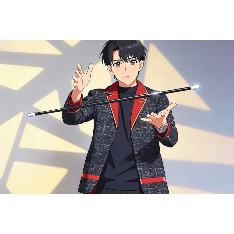 Aero Dancing Cane – Stage Magic Trick, Professional Magician Illusion, Floating Wand, Close-Up & Street Magic Props