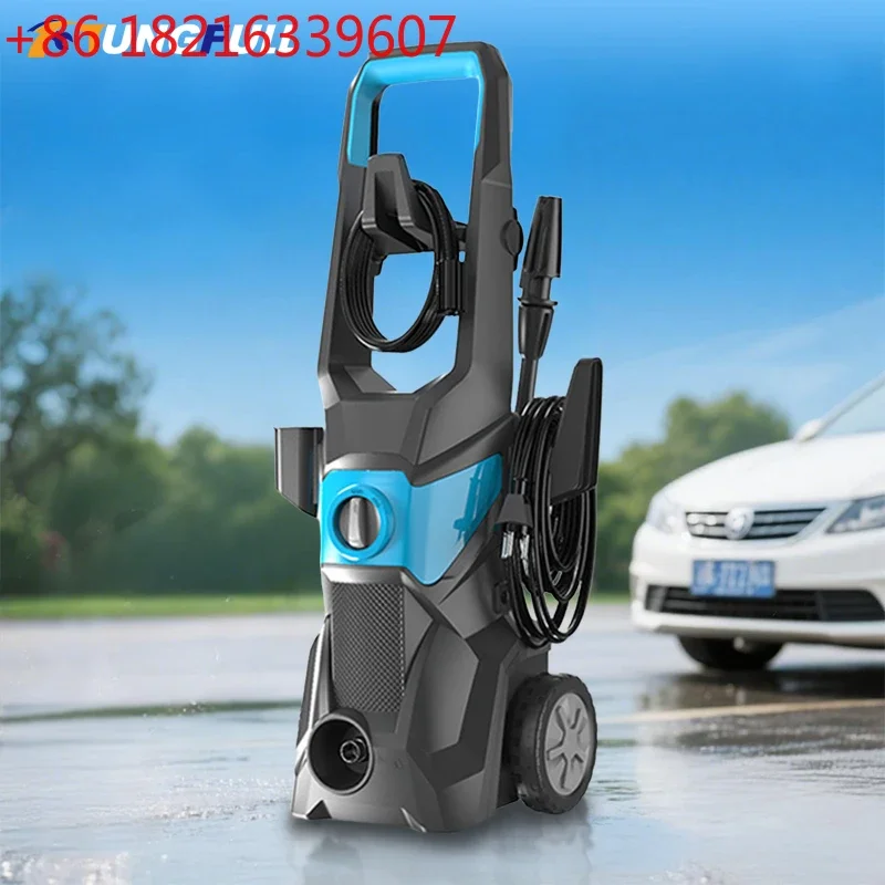 TAO Portable Household High-Pressure Car Washer Automatic Washer With Powerful Water Pump for Car Bicycle Terrace Garden Cleanin