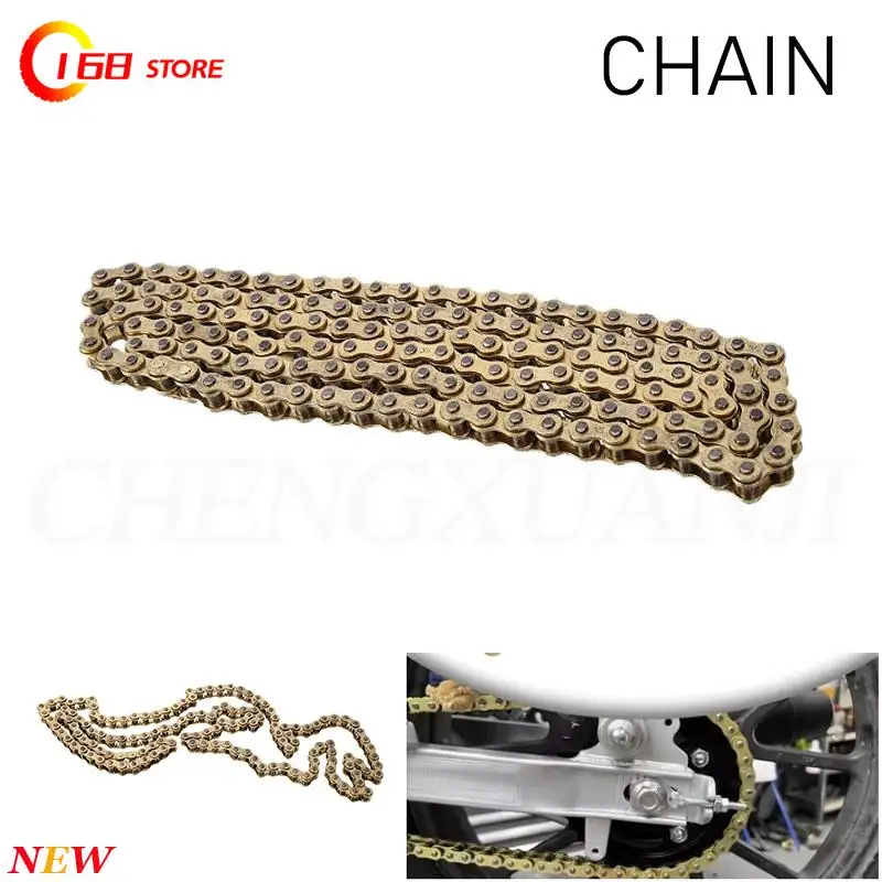 Gold No. 06C35 chain 140-section strength precision roller chain is suitable for motorcycle accessories