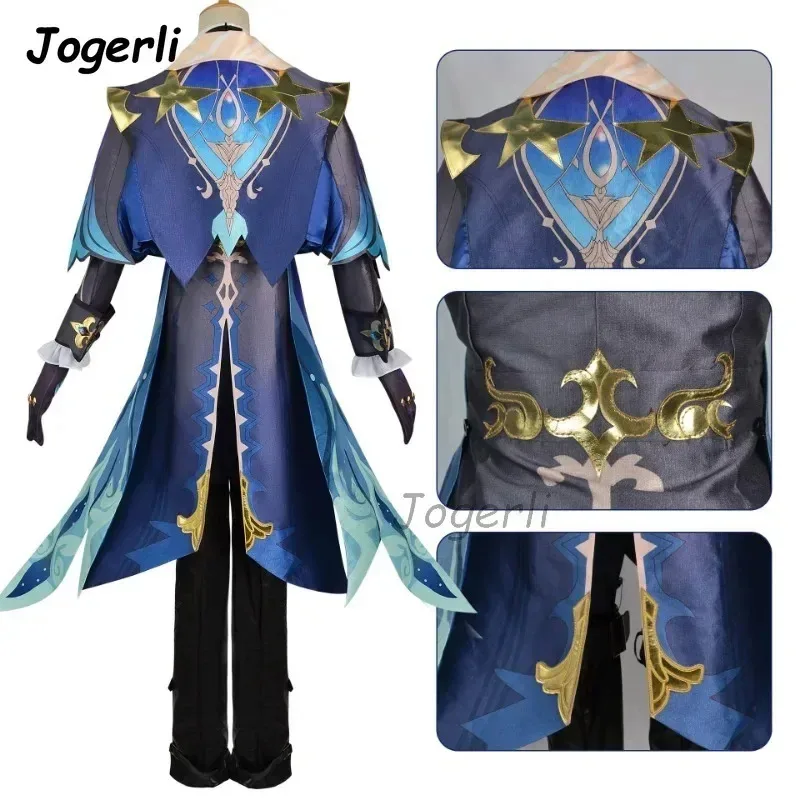 

Genshin Impact Neuvillette Cosplay Costumes Fontaine Character Role Play Clothing Wig Roleplay Cos Suit