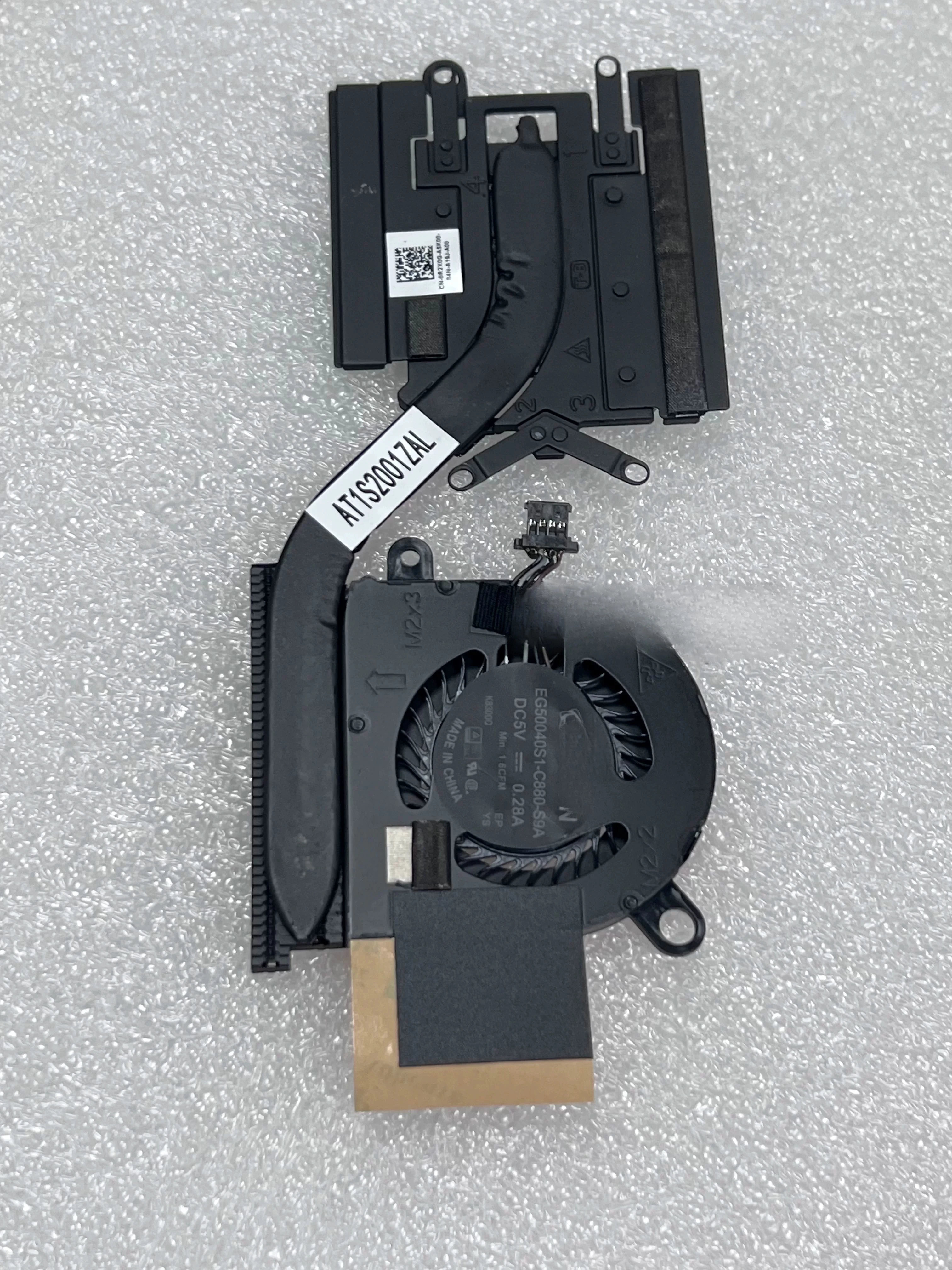 Original For Dell  Latitude 5289 7389 2 - IN - 1 Radiator Cooling Fan 0R2X0G Laptop Repair Internal Part