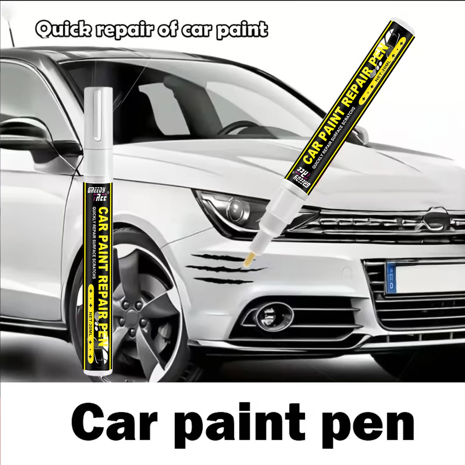 

Карандаш для ремонта автомобильной краски - быстрое и простое средство для устранения царапин на автомобилях, 20 мл