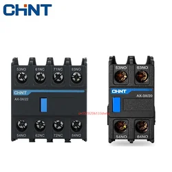 CHINT AC contactor accessory NXC auxiliary contact AX-3X/02 04 11 20 22 40 F4 2NO 2NC 1NO1NC 2NO2NC 4NO 4NC 3NO1NC 1NO3NC