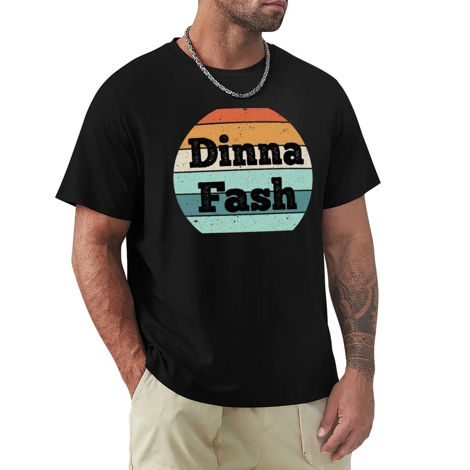 Dinna Fash - Camiseta vintage sencilla para las fiestas