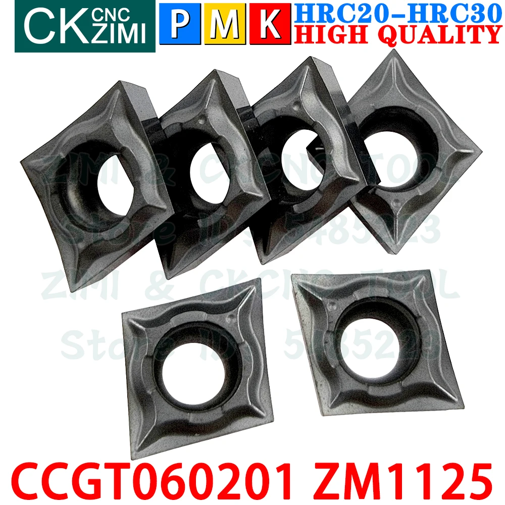 CCGT060201 ZM1125 CCGT 060201 Hartmetalleinsätze Präzisionsbearbeitung Werkzeuge für Außendreheinsätze CCGT0602 CCGT 0602 CNC-mechanische Metalldrehmaschine Schneidewerkzeuge