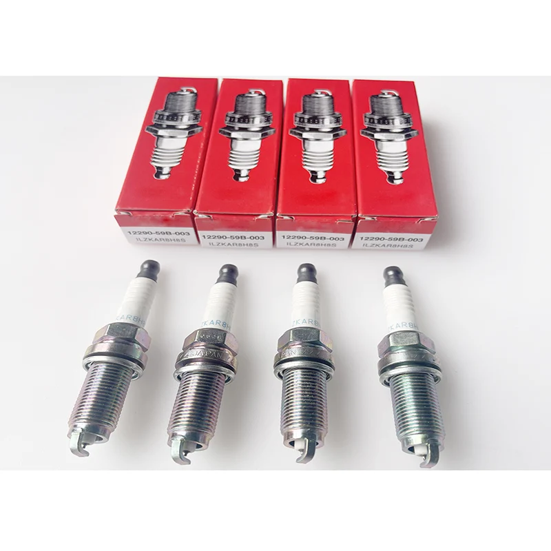 

4pcs 6pcs ILZKAR8H8S 12290-59B-003 For honda civic accord URV 1.5T 1.0T Iridium platinum Spark Plugs