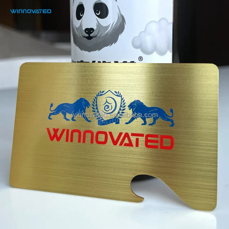 

Customized product Best Price Top Level Smart RFID Bottle Opener Contactless NFC Metal Card Blank
