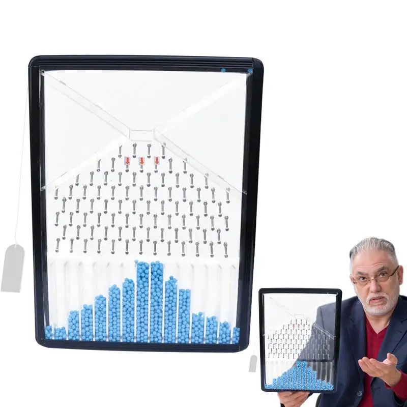 Bell Curve Board Teaching Random Distribution Physicalschool Laboratory Demonstration Physicalschool Laboratory Teaching