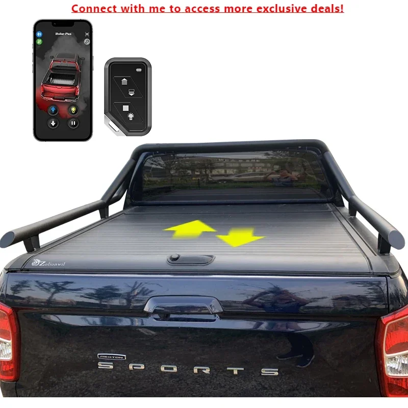 

Zolionwil Electric Easy To Install Pickup Roll Up Truck Bed Tonneau Cover For Ssangyong MUSSO