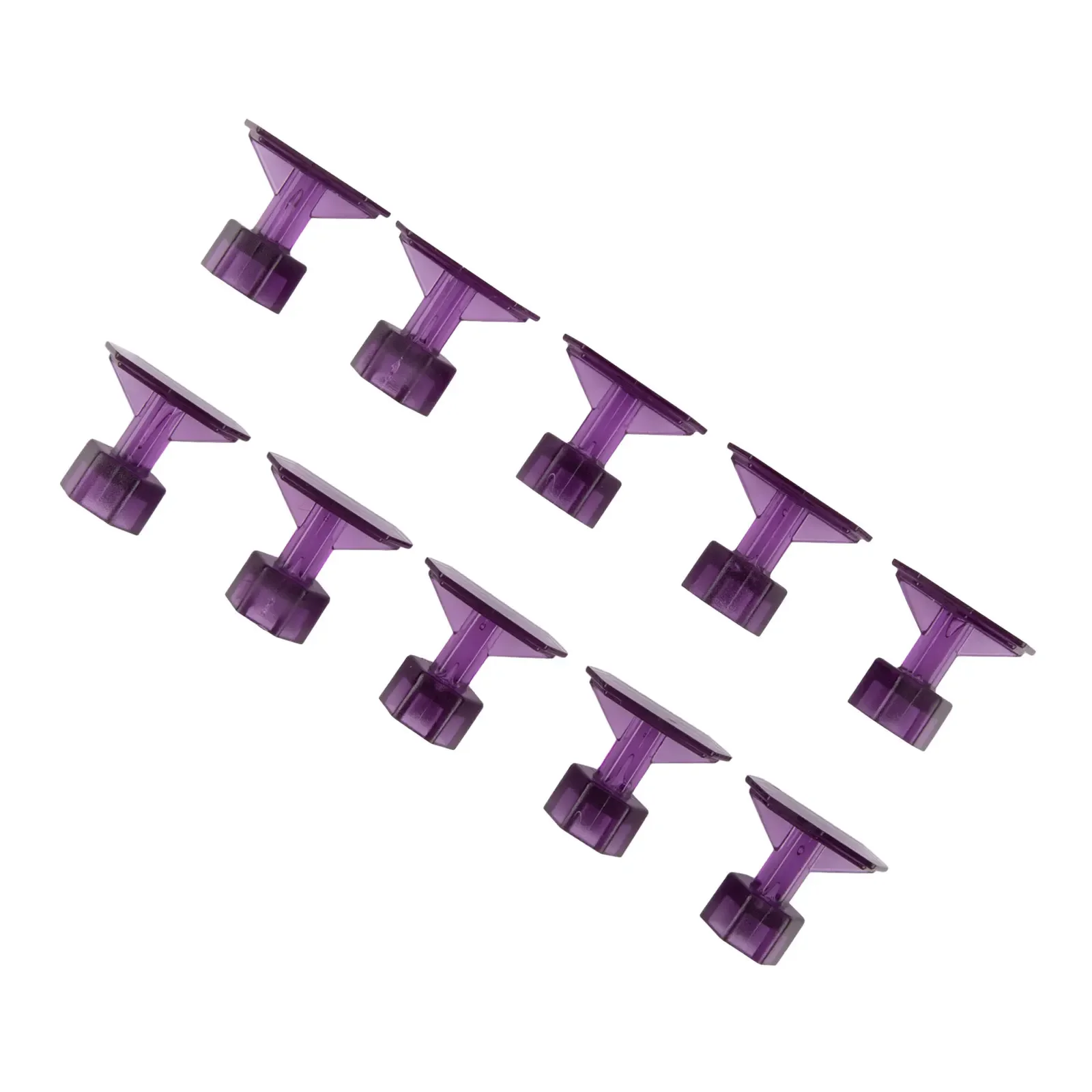 10× Purple Glue Tabs Dent Removal Tools Pdr- Car Dent Repair Auto Dent Removal Tools Auto Paintless Dent Repair Glue Tab-