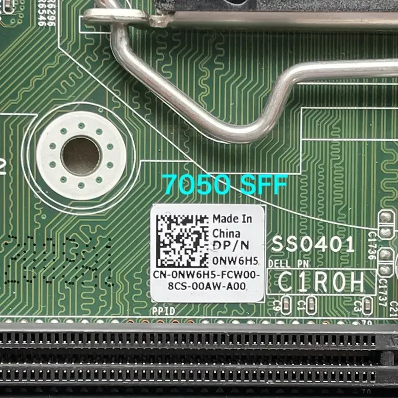 For DELL OptiPlex 7050 SFF Desktop Motherboard CN-0NW6H5 0NW6H5 NW6H5 Mainboard 100% Tested OK Fully Work Free Shipping