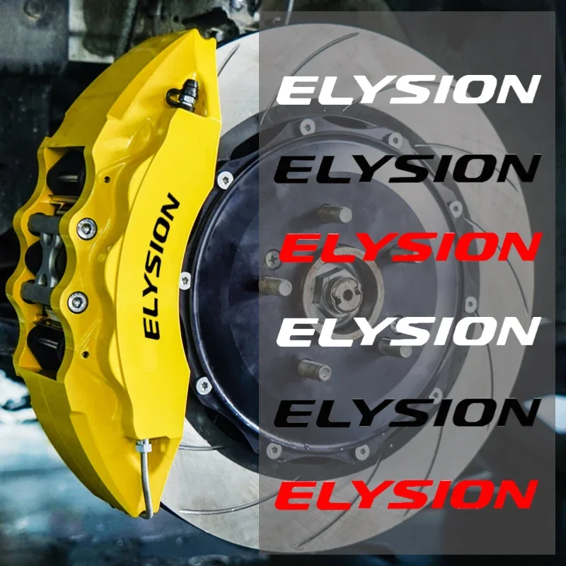 Fashion Car Caliper Cover Decal Wheel Refitting for Honda Elysion Logo Accord City HRV CRV Dohc Fit Vezel Civic  Amaze Crosstour