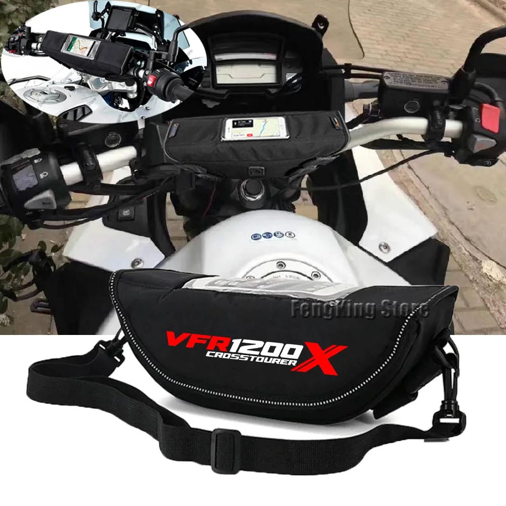 for Honda Varadero XL1000 VFR1200X VFR 1200 X NC700X Motorcycle Handlebar Waterproof Travel Bag Storage Bag