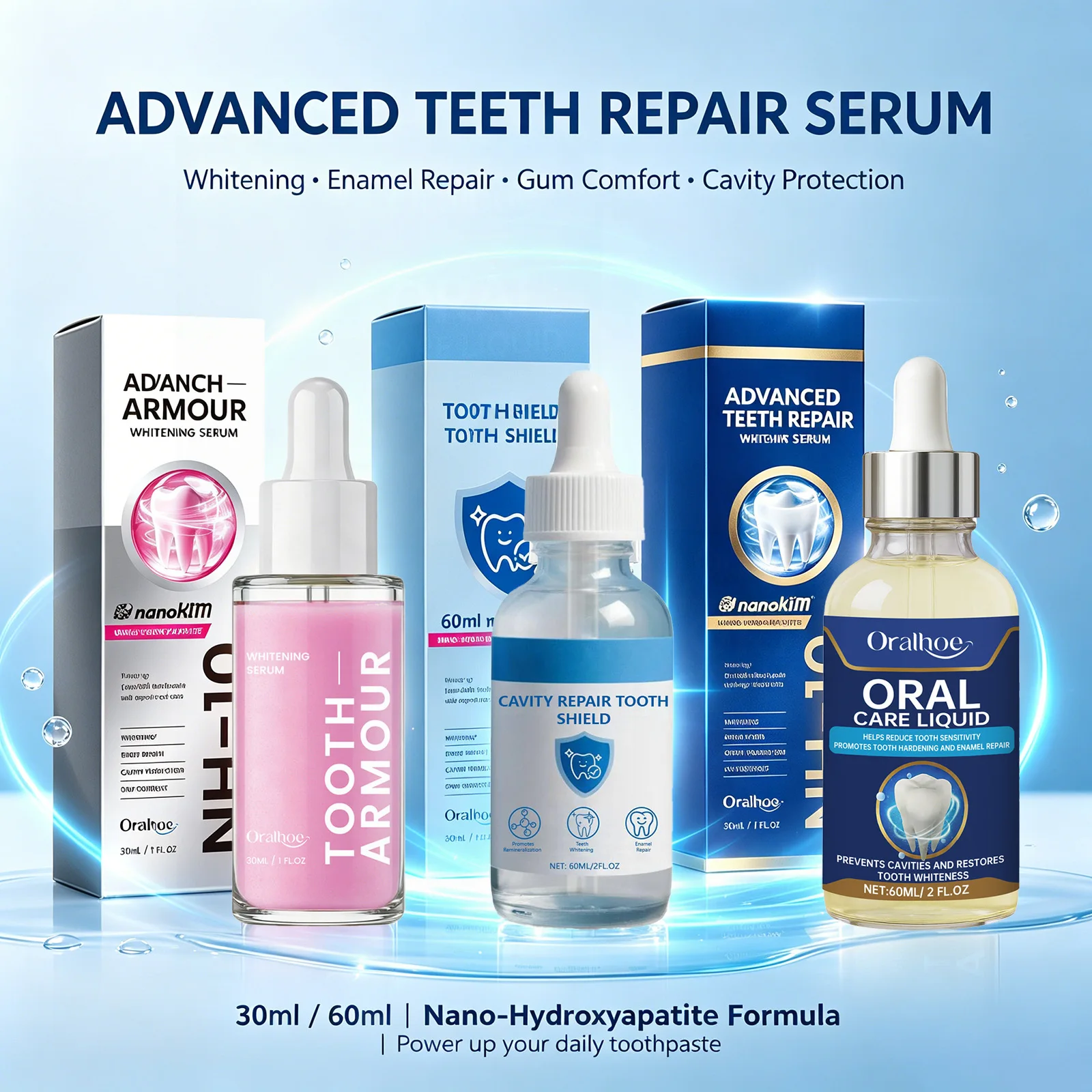 Enamel Repair Serum - Advanced Teeth Repair & Whitening Serum