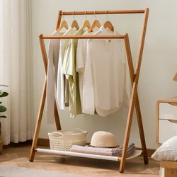 Clothes rack floor-standing bedroom underwear and hat rack simple clothes rack dormitory home clothes drying rack rod folding