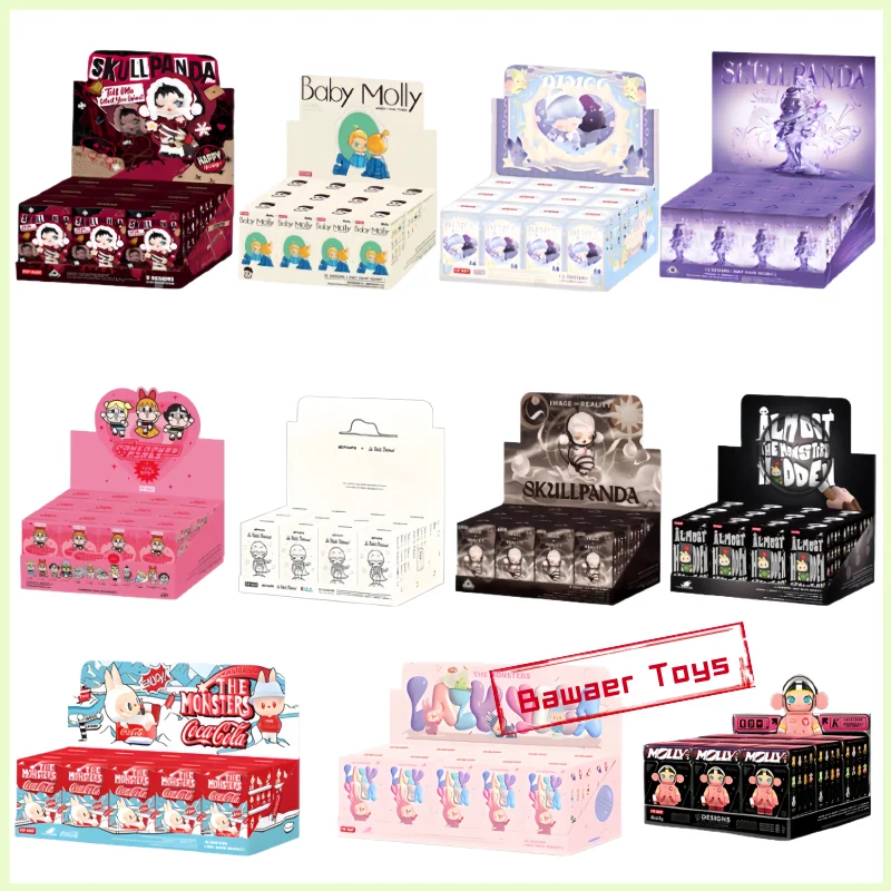 

Original Pop Mart Dimoo Hirono Labubu Crybaby Zsiga Skullpanda Hacipupu Blind Box Complete Set End Box