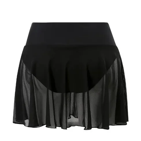 Sexy, atmungsaktiver, einfarbiger Strandrock, vertuscht, Netz-Bikini, kurzer Rock für Damen, bequem, leicht, Strandmode