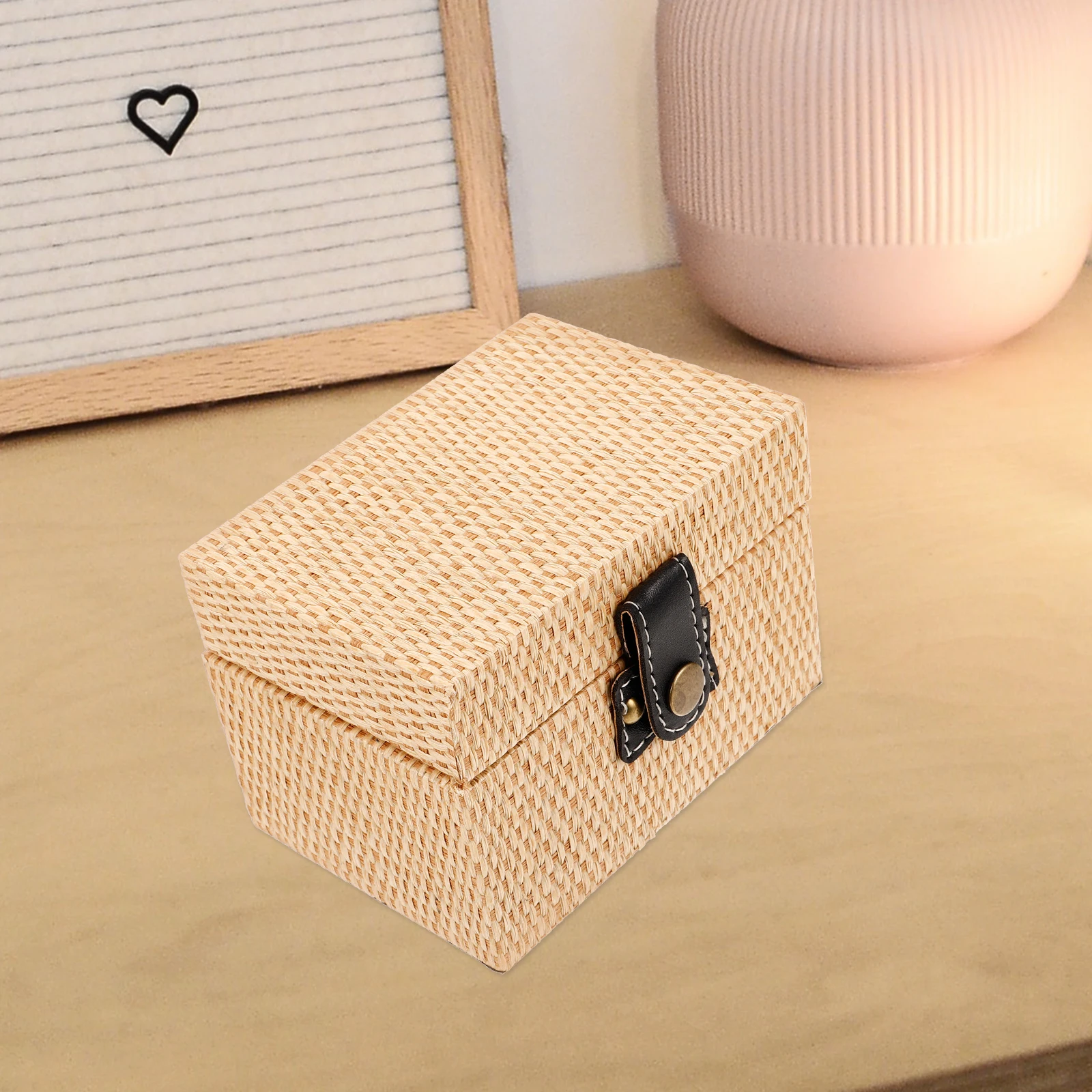 

Wooden Storage Box Small Keepsake Box Lid for Jewelry Eyeglasses Watches Crafts Cardigan ganization Solution