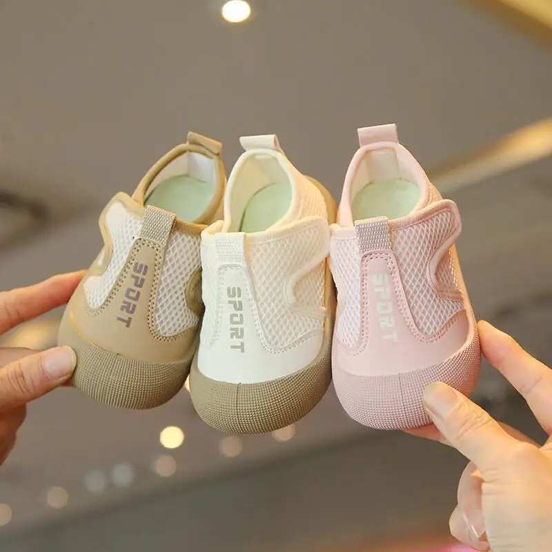 

Kawaii Casual Shoe Childrens Shoes Baby Shoes Breathable Mesh Soft Sole Walking Shoes for Boys Girls Kindergarten Indoor Shoes