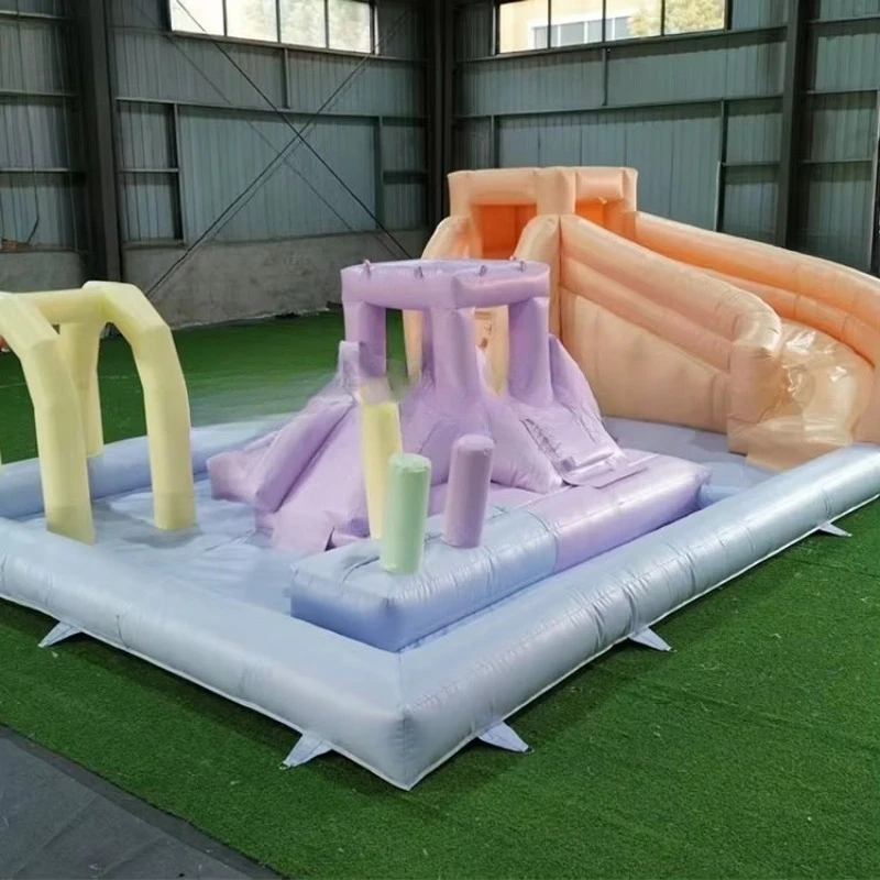 Indoor and outdoor color inflatable game equipment rental, children's inflatable water entertainment facilities